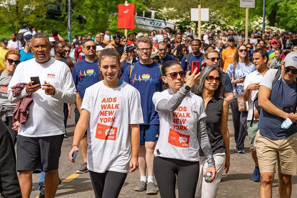 AIDS Walk New York Walkers